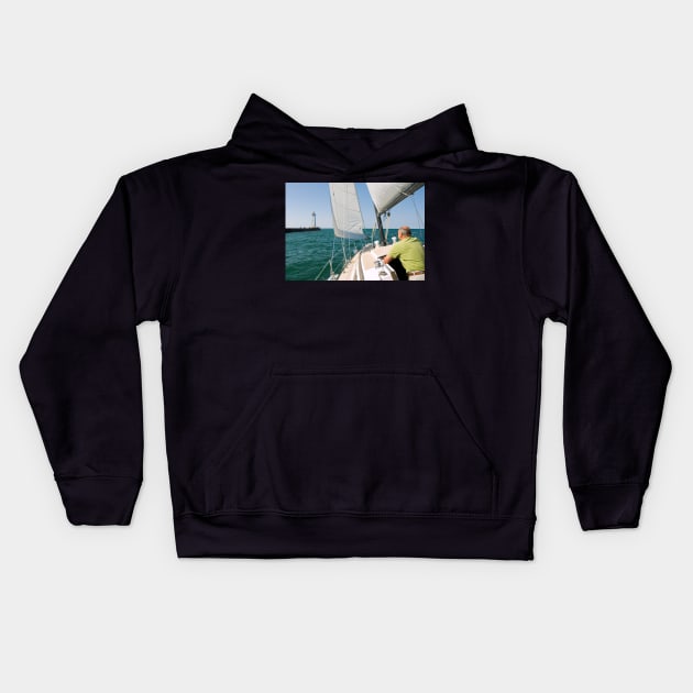 Heading Out Kids Hoodie by wolftinz